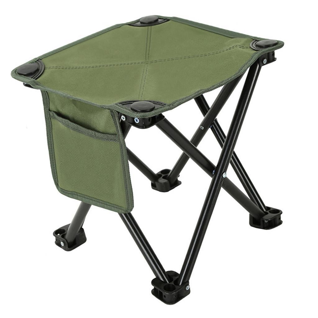 Ioensy - Taburete Plegable Portátil Para Acampar, Resistente, Para Caminar, Acampar Y Viajar.