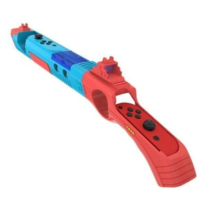 Genérico - Compatible Con Nintendo Switch/Oled Ergonomic Gun Grip Joystick Controller - Accesorio De Juego De Agarre Mejorado Para Ns Gamepad-Azul Rojo