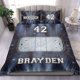thumbnail image 1 of Ice Hockey Rink Custom Stadium With Your Name Quilt Duvet Cover Set3-Piece Bedding Set, 1 of 5