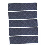Magideal - 5X Corredores De Escaleras De Interior Cinta Protectora De Escaleras Escaleras Reutilizables Peldaños Alfombras De Escaleras Para Escalones De Madera , Gris Oscuro