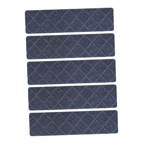 Magideal - 5X Corredores De Escaleras De Interior Cinta Protectora De Escaleras Escaleras Reutilizables Peldaños Alfombras De Escaleras Para Escalones De Madera , Gris Oscuro