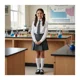 thumbnail image 1 of Falda Colegio Niña Juvenil Gris Clásica Confección Nacional, 1 of 3
