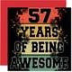 thumbnail image 1 of Tarjeta de felicitación Stuff4, 57th Birthday Being Awesome, 14,5 cm, 1 of 7