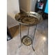 thumbnail image 4 of Pedestal Para Maceta Maceteros Metalico 2 Niveles Dorado Envejecido  81x34 Cm, 4 of 6