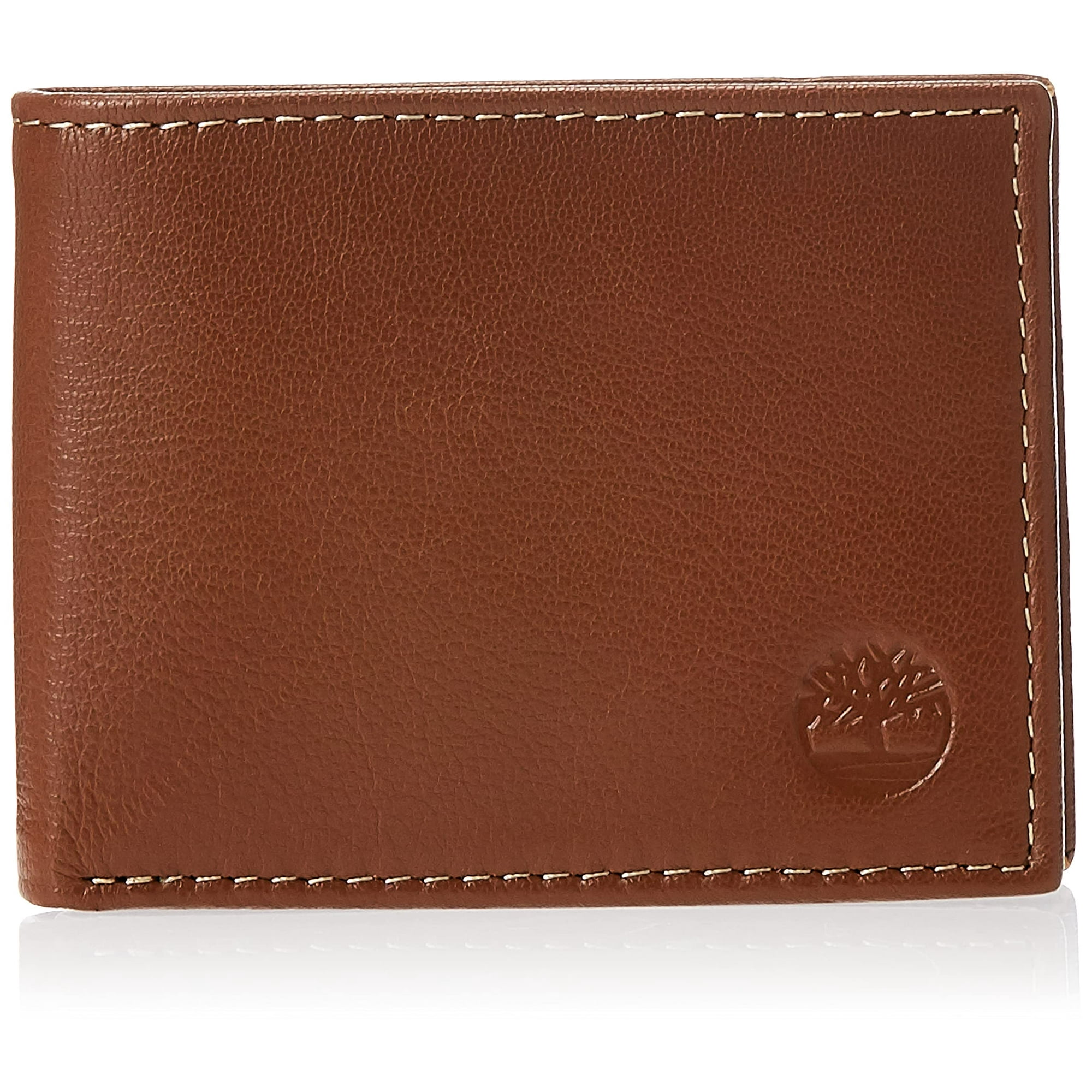 Cartera Timberland Blix Slimfold De Piel Para Hombre, Color Canela