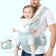 thumbnail image 3 of Mochila Porta Bebes Ergonómica Asiento Multifuncional 6 En 1 Celeste, 3 of 3