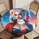 thumbnail image 5 of Harley Quinn theme Fitted Round Tablecloths Elastic Edged Table Covers Waterproof Table Cloth For Kitchen Holiday Party Tables Decor 150cm, 5 of 6
