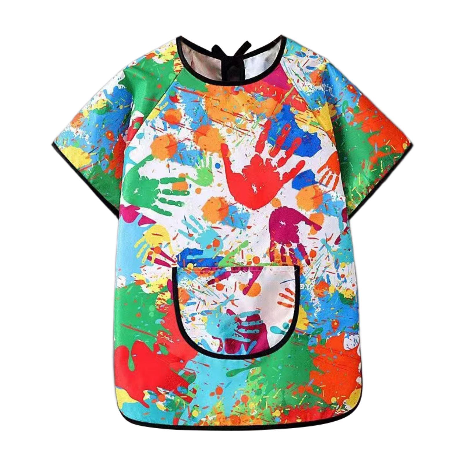 Bothyi - Kids Art Smock Pintura Delantal Del Delantero De La Pintura Del Delantero Para Dibujar Cocción Casera Verde M