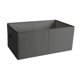 thumbnail image 1 of Caja De Almacenamiento Plegable Para Guardarropa, Caja De Almacenamiento Para Ropa, Libros, Manta XL, Gris, 1 of 5