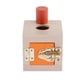 thumbnail image 5 of Montessori Toys Kids Educación Temprana Material didáctico Cubo Juguete de madera Naranja, 5 of 5