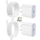 thumbnail image 1 of Cargador Iphone 20w Usbc Rapido 2 Unidades, 1 of 3