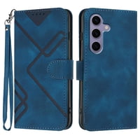Funda Foxdock Para Samsung Galaxy S25 Plus – Tipo Libro Con Soporte, Billetera, Correa Y Diseño Elegante