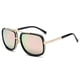 thumbnail image 1 of Gafas de sol de moda europeas y americanas con el mismo estilo, montura de metal, doble haz, personalidad, montura grande, gafas de sol vintage, 1 of 5