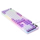 thumbnail image 1 of Teclado Mecánico Para Juegos USB RGB Retroiluminado Para PC Game Office White Purple, 1 of 3