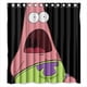 thumbnail image 1 of Cortina de ducha de Bob Esponja con ganchos (66 x 72 pulgadas), 1 of 3