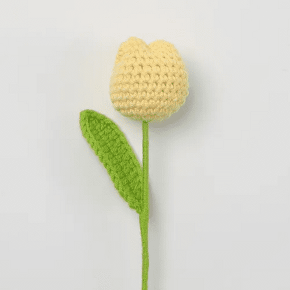 Girasol tejido a mano crochet regalo