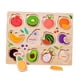 thumbnail image 3 of Los Niños De Madera Rompecabezas Juego Animal Rompecabezas Juguete Para Bebé Niña 1 2 3 Años Tablero De Frutas, 3 of 5