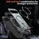thumbnail image 3 of Para Google Pixel 9 / Pixel 9 Pro Funda con Soporte de Anillo en O Magnético Invisible, Funda de Teléfono a Prueba de Golpes, Gris, 3 of 5