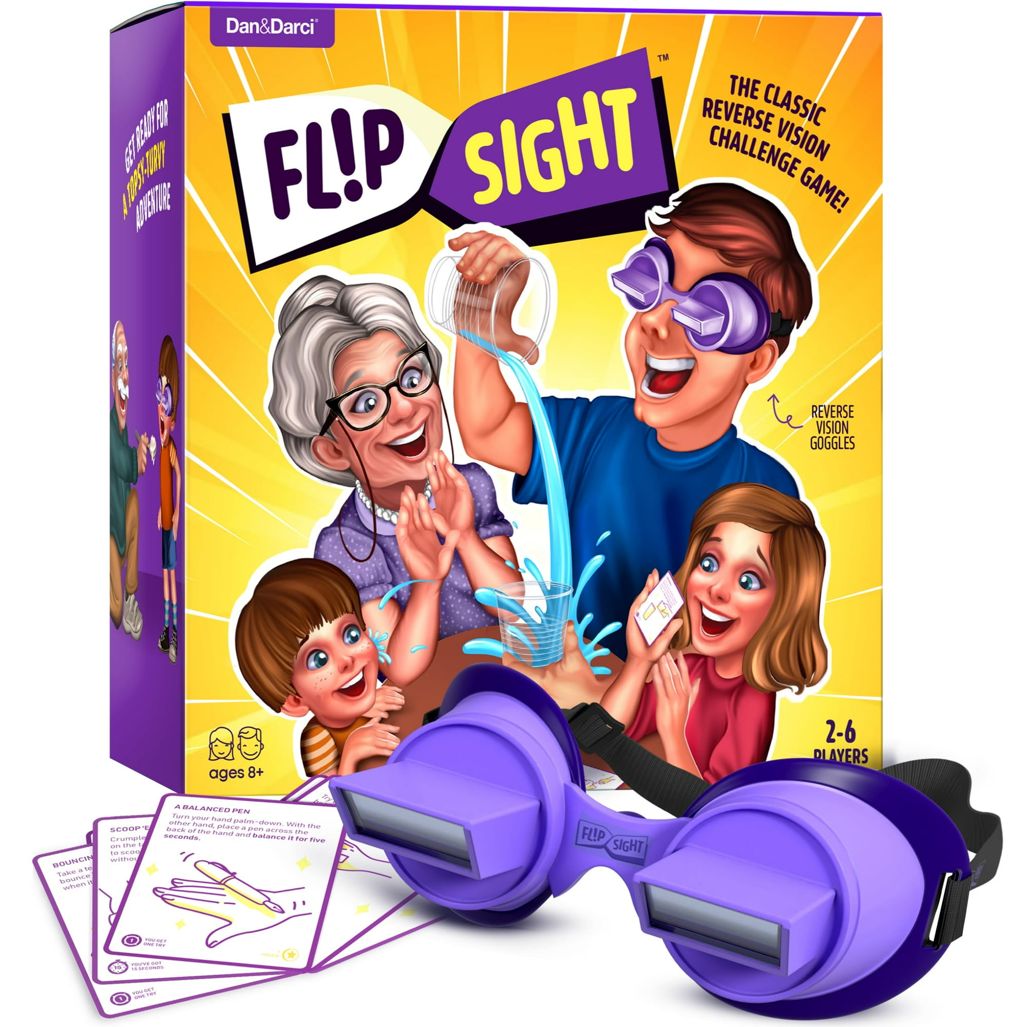 Dan&darci - Family Game Dan & Darci Flipsight Upside Down Goggles 8-12