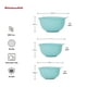 thumbnail image 2 of Juego de 3 tazones de plástico para mezclar KitchenAid, universales, anidados, 2 of 3