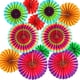 thumbnail image 1 of Decoración de Papel Lansian Multicolor, 24 Piezas para Fiesta, 1 of 3