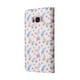 thumbnail image 5 of FOXDOCK Funda Tipo Cartera Floral para Samsung Galaxy S8 ,Funda con Tapa de Cuero PU, Protección Antigolpes con Ranuras para Tarjetas y Soporte, 5 of 5