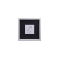 Vgo - Marco Mad. Con Paspartú 10X10 / Sin Paspartú 20X20 Blanco