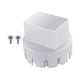 thumbnail image 2 of Adaptador De Bajante Universal Para Tubería De Paisaje, Tubería Corrugada Para Exteriores, Blanca, 2 Pulgadas X 3 Pulgadas, 2 of 5