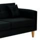 thumbnail image 4 of Sofa New Retro 3c Felpa 04 Negro, 4 of 6