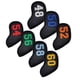 thumbnail image 2 of 7 Piezas Universal Golf Club Headcovers Durable Head Covers Negro Colorido, 2 of 5
