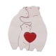 thumbnail image 1 of Bear Family Wooden Art Puzzle De Madera Rompecabezas De Rompecabezas Para Mamá Padres 3 Osos, 1 of 5