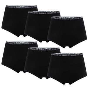 Giovacchino - Pack De 6 Calzones Tiro Alto Algodón Mujer