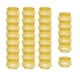 thumbnail image 5 of 30 Uds frascos de cosméticos recargables con botella de crema para ojos muestra de cosmético ligero embalaje de cosméticos contenedor de tarro vacío p , AMARILLO, 5 of 5
