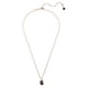 thumbnail image 2 of Collar con colgante de cisne de Swarovski con cristales negros en oro rosa, 2 of 5