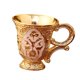 thumbnail image 1 of Copa De Vino Portátil Coleccionable Con Adorno De Copa En Relieve Para Hotel Holiday Bar Aureate White, 1 of 5