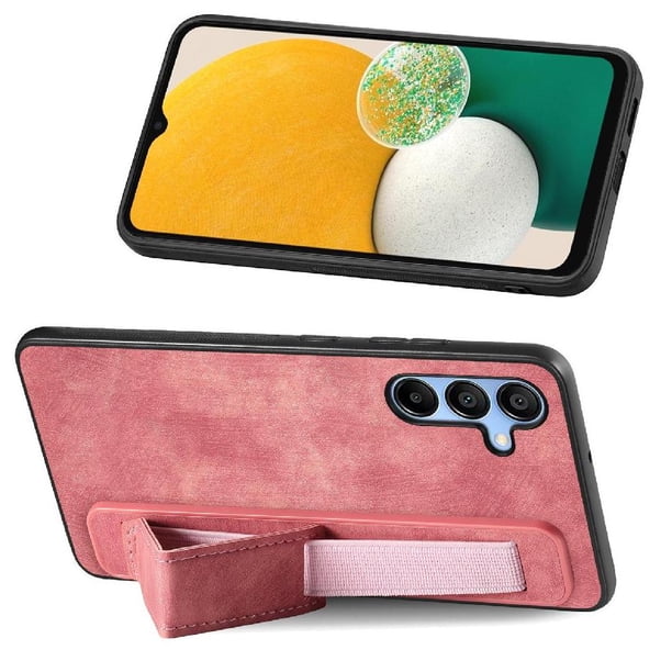 Funda Protectora con Correa para Samsung Galaxy A16 Resistente a Golpes Rosa