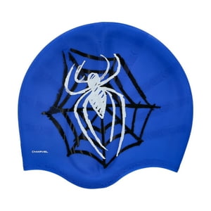 Gorra De Natación Infantil Spider-Man Con Protector De Orejas
