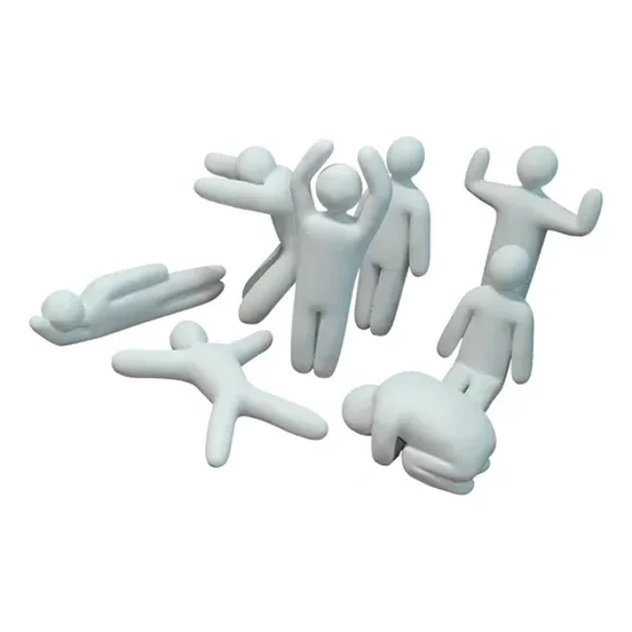Set 8 Figuras Meccha Chameleon Poses