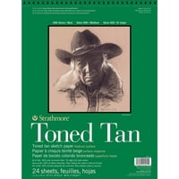 Croquera Dibujo Strathmore Toned Tan 118Gr 27X35Cm 24 Hojas