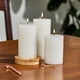 thumbnail image 3 of Set de 3 velas pilar aromáticas de menta Becky Home, 3x4, 3x5, 3x6, 3 of 4