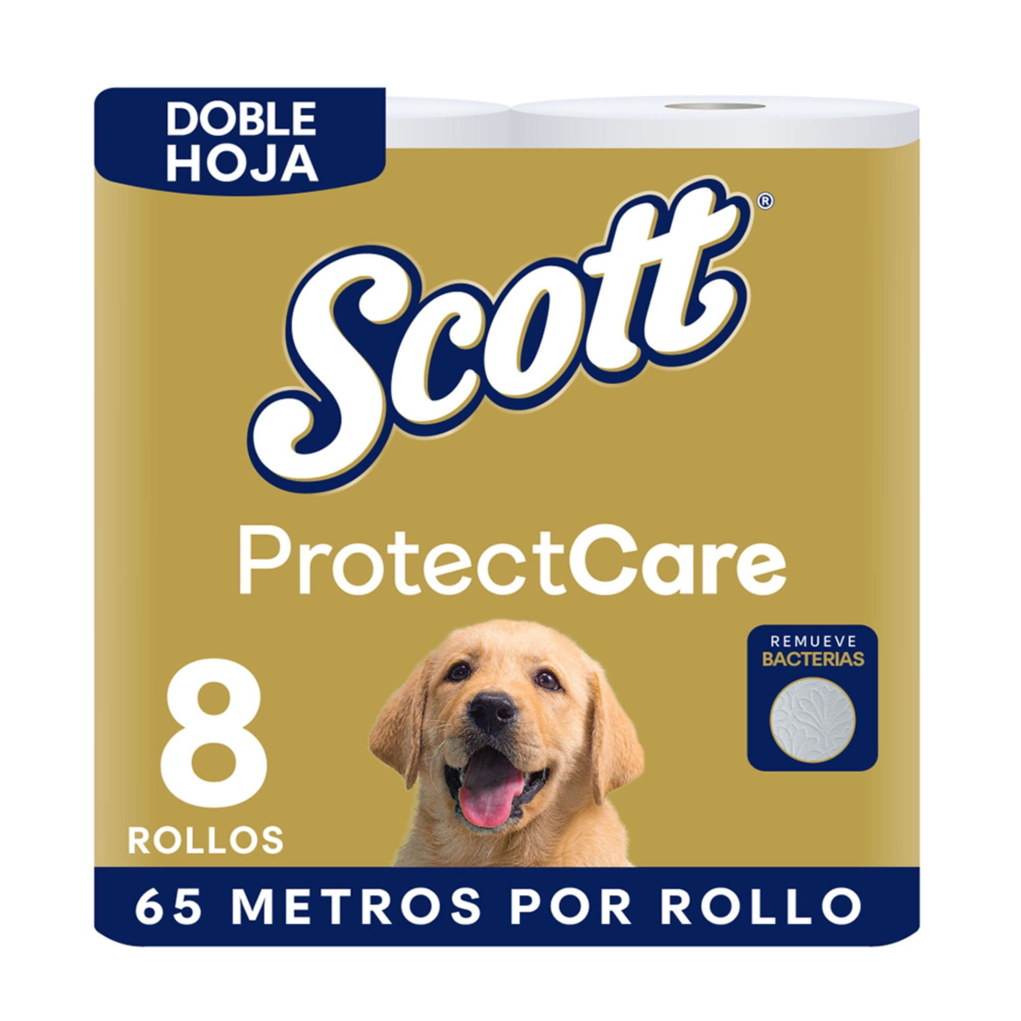 Papel Higiénico Protect Care Doble Hoja 65 Metros 8 Un Scott