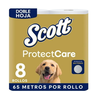 Papel Higiénico Protect Care Doble Hoja 65 Metros 8 Un Scott