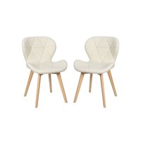Habita2 Chile - Pack 2 Sillas Radar Wood Beige