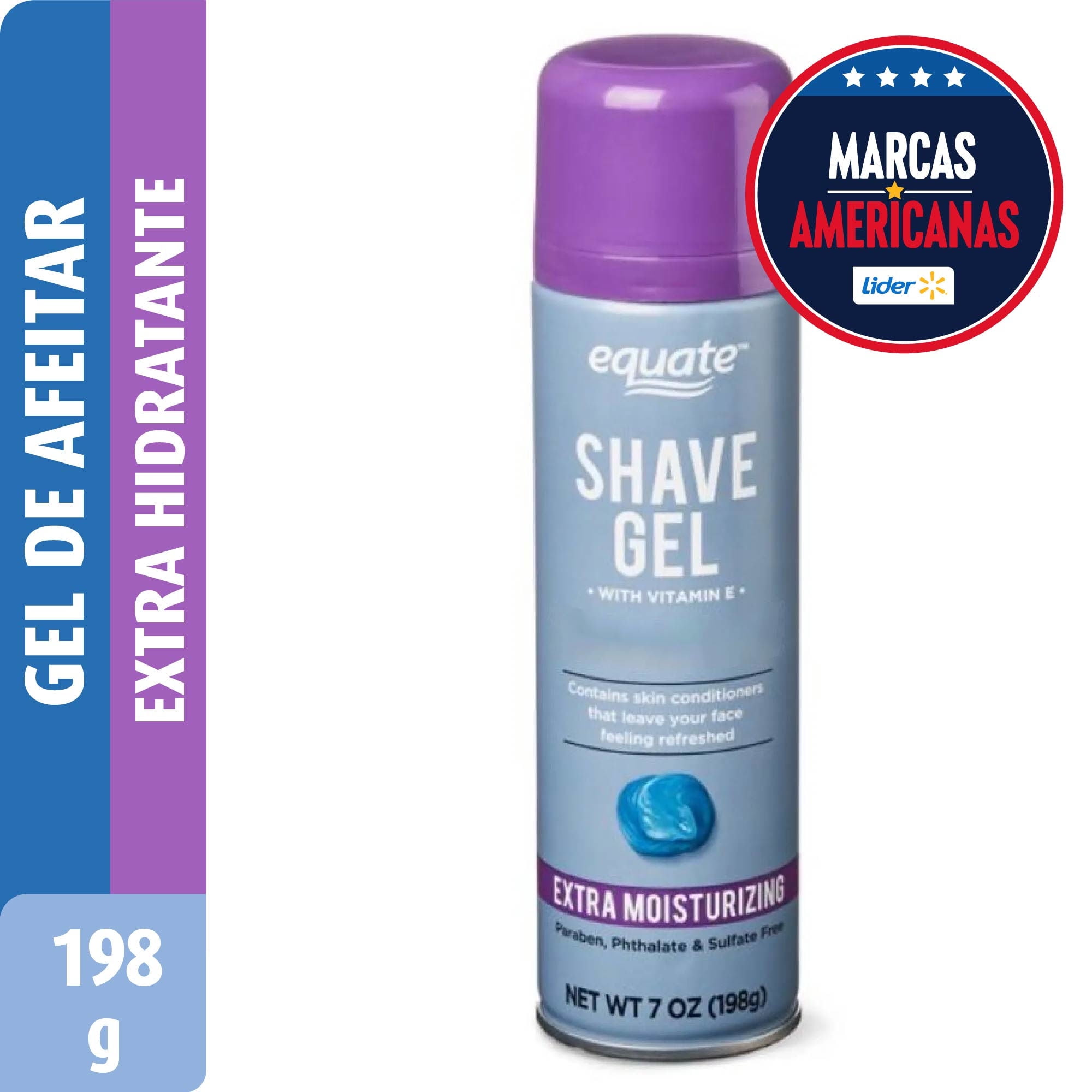 Gel De Afeitar Hombre Moisture 198 g Equate