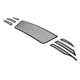 thumbnail image 2 of Malla de alambre negra Bumper Grille APG de 3 piezas, 2 of 3