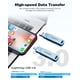 thumbnail image 5 of Unidad flash BLANBOK con certificación MFi de 512 GB para iPhone, color azul cielo, 5 of 8