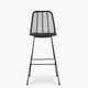 thumbnail image 1 of Taburete Terraza Ratan Creta Negro, 1 of 7