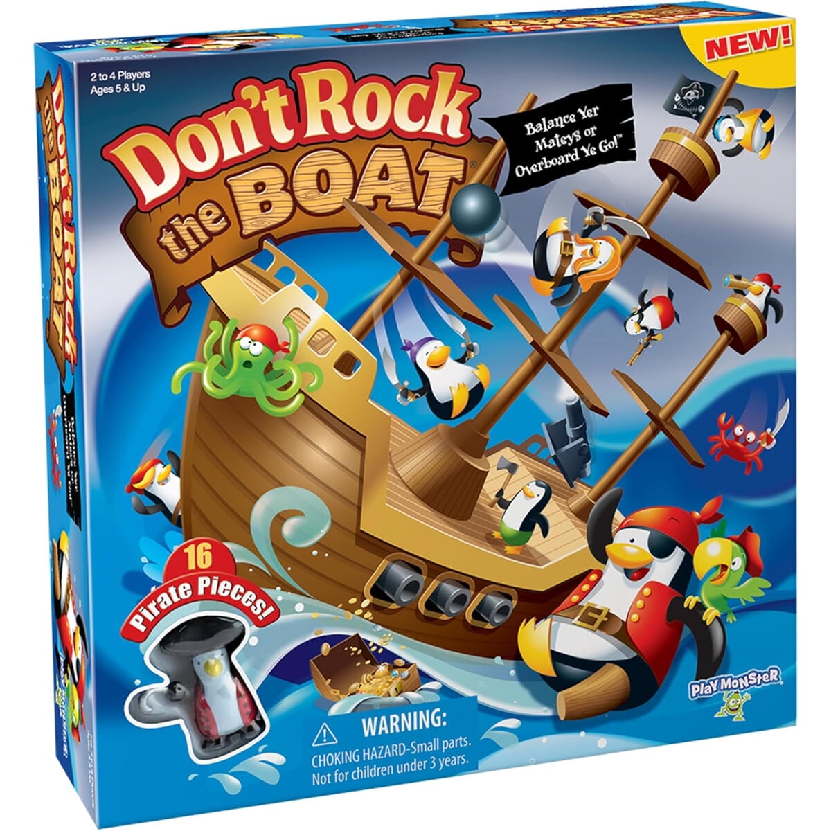 Juego De Mesa Playmonster Dont Rock The Boat Barco Pirata