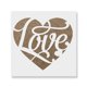 thumbnail image 1 of Plantilla de corazón amor reutilizable - Stencil Revolution, 1 of 4
