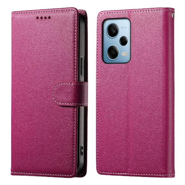 Funda para FOXDOCK Xiaomi Redmi Note 12 Pro 5G– Cuero Premium, 3 ranuras para tarjetas, Protección contra impactos